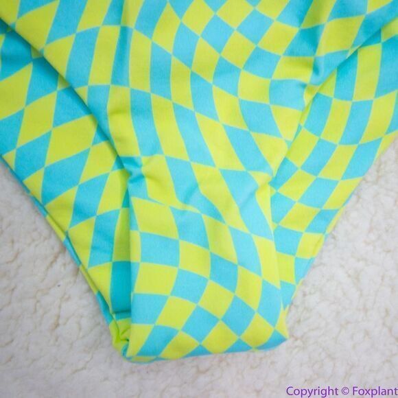 NEW It’s Now Cool x free people checkered wave bikini bottom, L - Picture 10 of 14